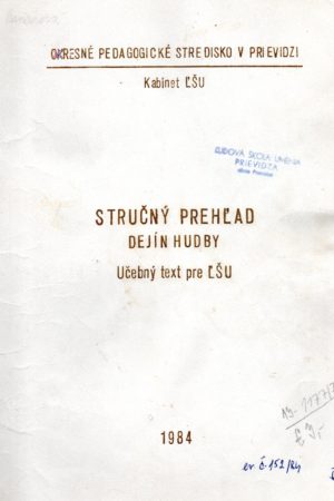 Stručný prehľad dejín hudby