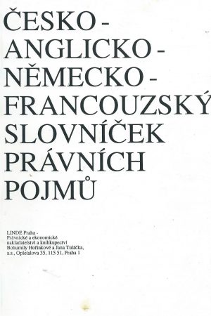 Česko-anglicko-německo-francouzský slovníček právních pojmů