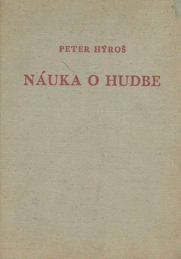 Náuka o hudbe