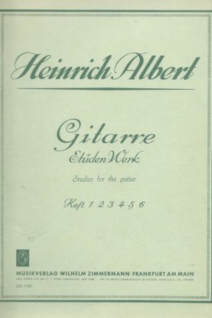 Gitarre Etüden-Werk - Heft 5