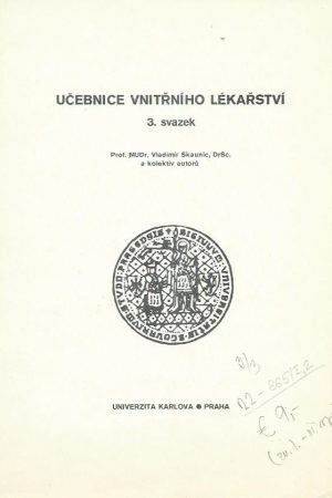 Učebnice vnitřního lékařství I. - III. zv. (len spolu)